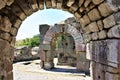 Ancient City and Ruins in Izmir during sunny day Royalty Free Stock Photo