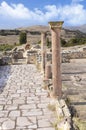 Ancient city ruins, marble post, Macedonia