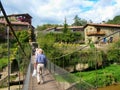 The ancient city of Rupit in Spain