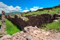 Ancient city in Urubamba Valley, peru