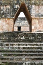 The ancient city of Uxmal, Mayan Arch, an archaeological site in the middle of the rainforest on the YucatÃÂ¡n Peninsula in Mexico