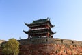 The ancient city wall in Ganzhou city ,china