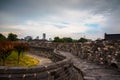 Ancient city wall in Nanjing Royalty Free Stock Photo