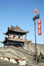 Ancient city wall of Xian, China Royalty Free Stock Photo
