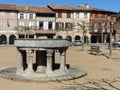 Ancient classified fountain of Lisle of Tarn in south of France.