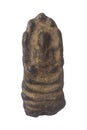Ancient clay amulets, Buddha protected by the hood of the mythical serpent.