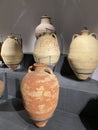 Ancient clay pots in Oman national museum