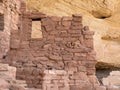 Ancient Cliff dwellings in Mesa Verde National Park Royalty Free Stock Photo