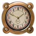 Ancient clock ector Royalty Free Stock Photo