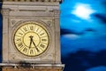 Ancient clock tower Royalty Free Stock Photo