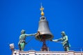 The Ancient clock tower called Campanile dei Mori di Venezia Royalty Free Stock Photo