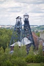 Ancient coal mine near Charleroi, Belgium Royalty Free Stock Photo