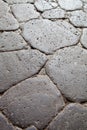 Ancient cobblestone road Royalty Free Stock Photo