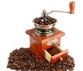 Ancient coffee grinder Royalty Free Stock Photo