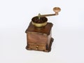 Ancient coffee grinder, isolat