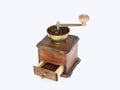 Ancient coffee grinder, isolat