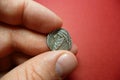 Ancient Coin of Mithridates II Royalty Free Stock Photo