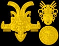 Ancient Colombia Musica culture golden figures