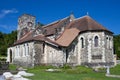 Ancient colonial church. Jamaica.City landscape