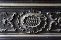 Ancient colonial ornament door detail, Rio Royalty Free Stock Photo