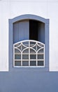 Ancient colonial window in Serro, Minas Gerais, Brazil Royalty Free Stock Photo