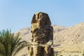 Ancient Colossi of Memnon in Luxor, Egypt Royalty Free Stock Photo