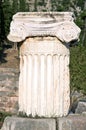 Ancient column. Archaeological Site of Delphi Royalty Free Stock Photo