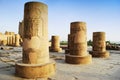 Ancient column in Temple of Kom Ombo, Egypt Royalty Free Stock Photo