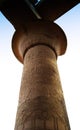 Ancient column in Temple of Kom Ombo, Egypt Royalty Free Stock Photo