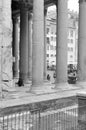 Ancient Columnade (Rome) Royalty Free Stock Photo