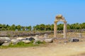 Ancient columns and arch.