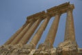 Ancient columns, Baalbeck, Lebanon Royalty Free Stock Photo