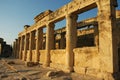 Ancient columns Hierapolis Royalty Free Stock Photo