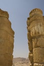 Ancient columns at Masada Israel Royalty Free Stock Photo