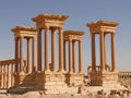 Ancient columns, Palmyra Syria Royalty Free Stock Photo