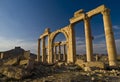 Palmyra ancient city ruins in Syria Royalty Free Stock Photo