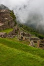 Ancient constructions of a lost city in nature. Royalty Free Stock Photo