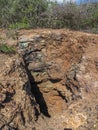 Ancient Copper Mine - Christoffel National Park Curacao Views Royalty Free Stock Photo