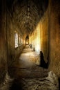 Ancient corridor Royalty Free Stock Photo