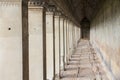 Ancient corridor at Angkor Wat