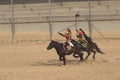 Horsemanship performance Royalty Free Stock Photo