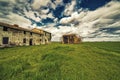 Ancient country ruined house