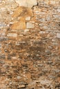 Ancient cracked stone wall Royalty Free Stock Photo