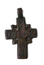 Ancient cross on the neck