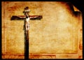 Ancient crucifix Royalty Free Stock Photo