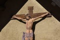 Ancient Crucifix - XI Century - Italian Art Royalty Free Stock Photo