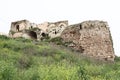 The ancient crusader fortress Migdal Tzedek in the Tel Afek National Park near Rosh HaaEin