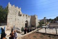 Ancient Damascus Gate, Jerusalem, Israel Royalty Free Stock Photo