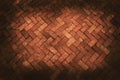 Ancient of dark and light red brown tone brick floor pavement stones Royalty Free Stock Photo