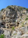 Ancient Dead Town In Myra Demre Turkey Royalty Free Stock Photo